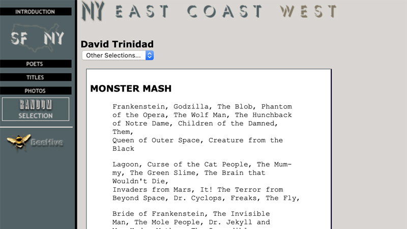 gallery image of NY/SF Poetry Collection: Monster Mash