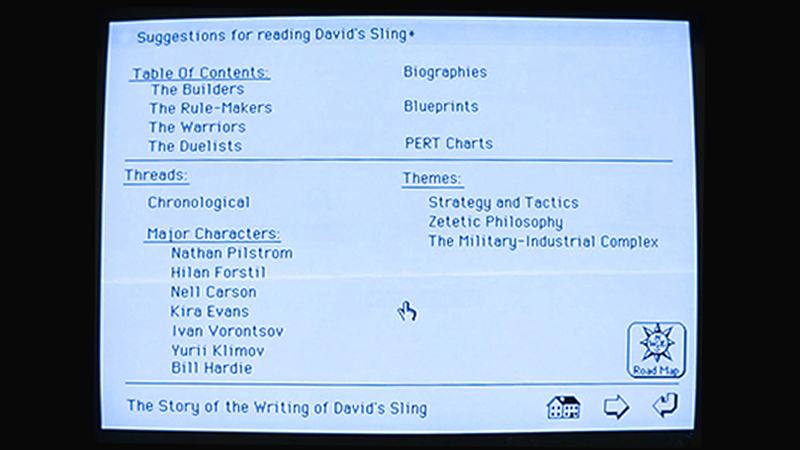 gallery image of David's Sling Hypertext
