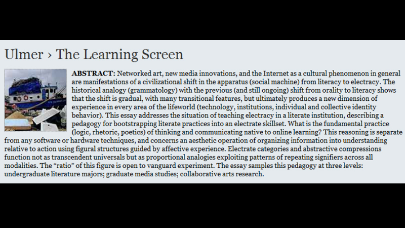 gallery image of The Learning Screen