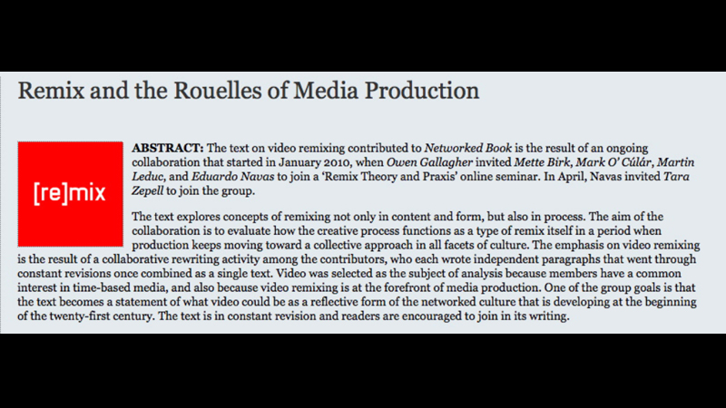 gallery image of Remix and the Rouelles of Media Production