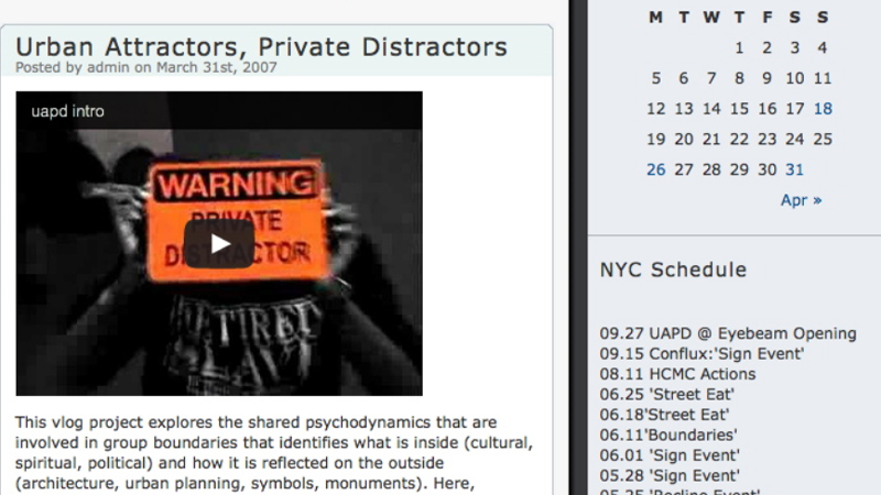 gallery image of Urban Attractors and Private Distractors