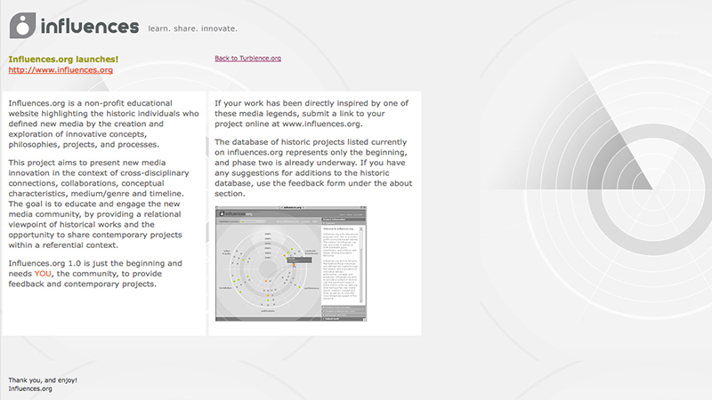 gallery image of Influences.org