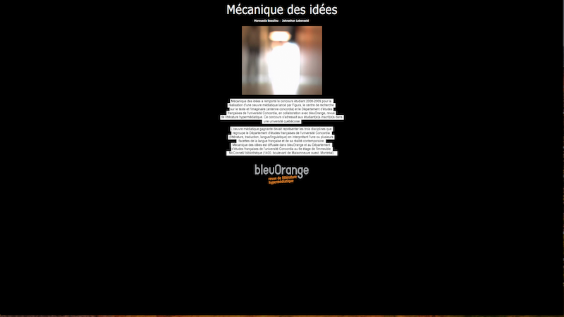 gallery image of Mécanique des idées