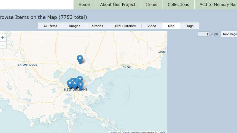 gallery image of Hurricane Digital Memory Bank: Preserving the Stories of Katrina, Rita, and Wilma