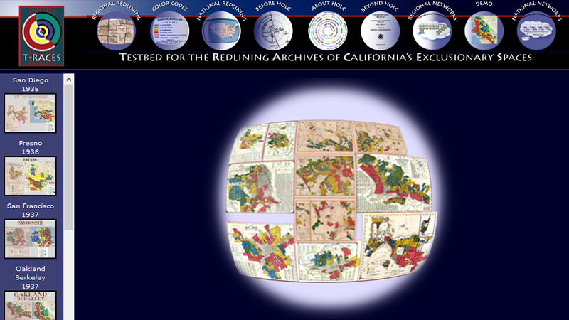 gallery image of T-RACES: Testbed for the Redlining Archives of California's Exclusionary Spaces