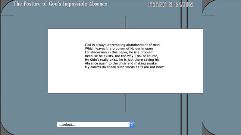 gallery image of The Posture of God's Impossible Absence