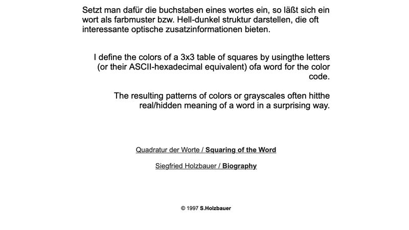 gallery image of Quadratur der Worte / Squaring of the Word