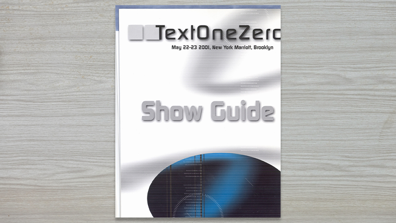 gallery image of TextOneZero New York 2001 Materials