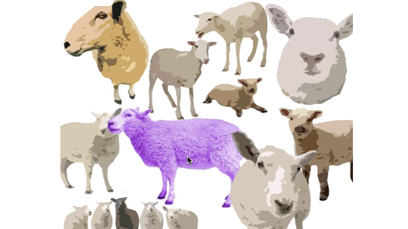 gallery image of Sheep's Parade - Lisa Hutton's Collection