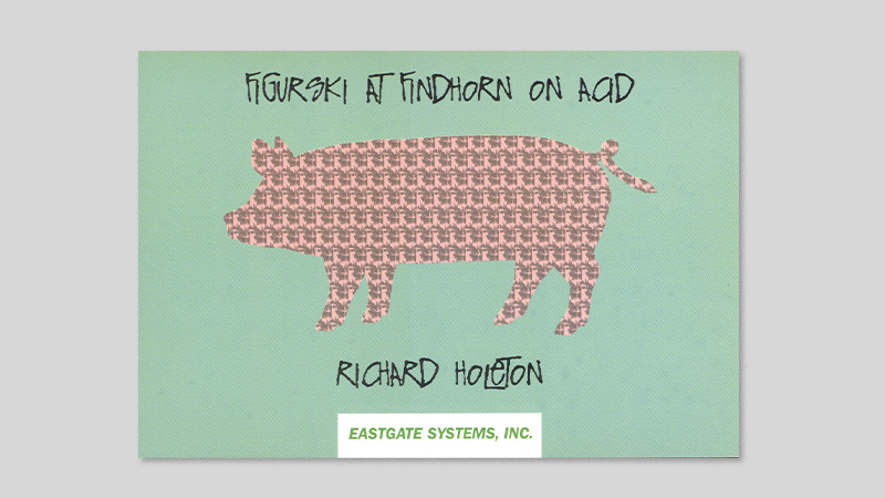 gallery image of Figurski at Findhorn on Acid Original Promotional Card