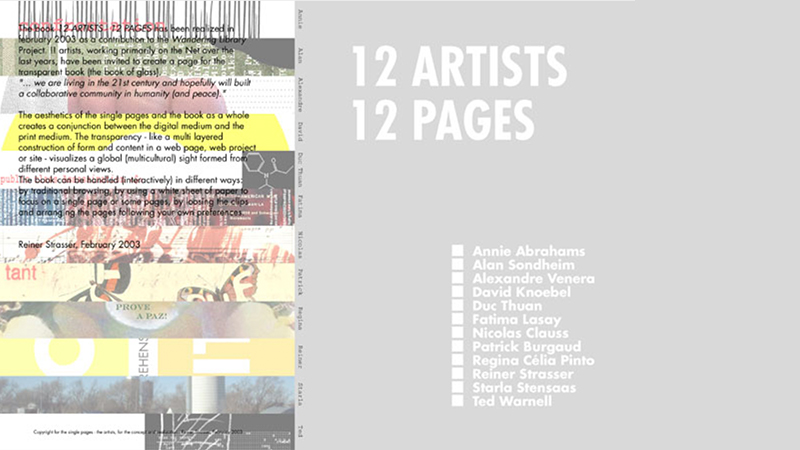gallery image of 12 Artists - 12 Pages