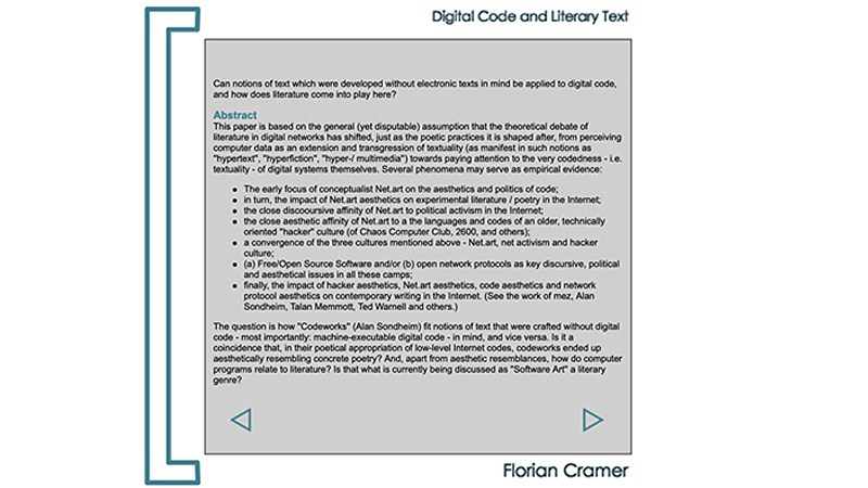 gallery image of Digital Code and Literary Text