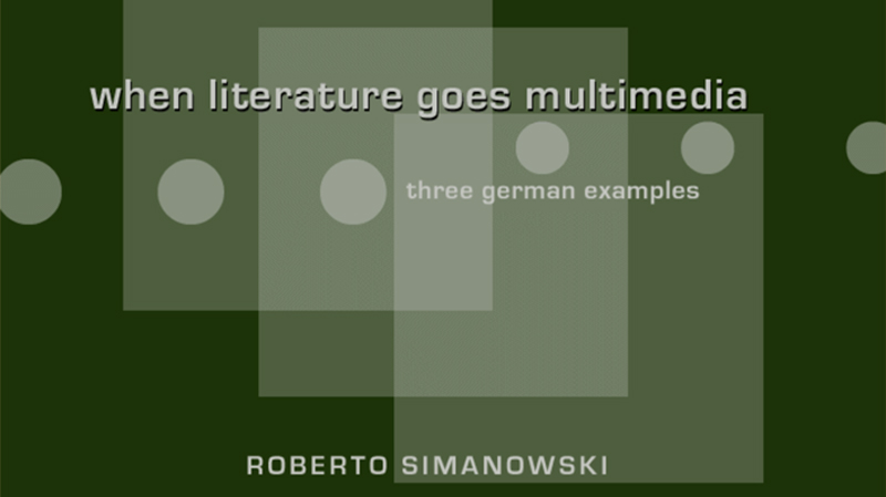 gallery image of When Literature goes Multimedia