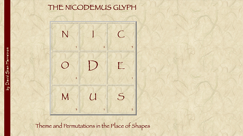 gallery image of The Nicodemus Glyph