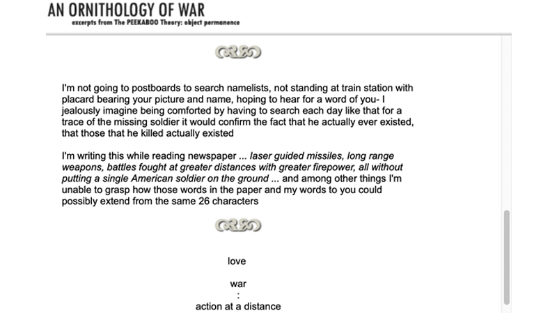 gallery image of An Ornithology of War