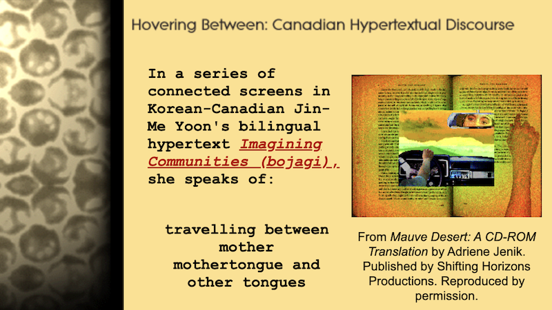 gallery image of Hovering Between: Canadian hypertextual discourse