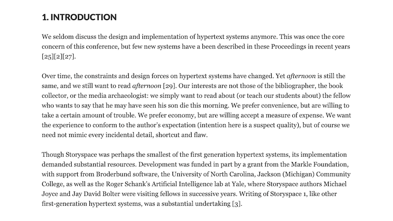 gallery image of Rebooting Electronic Literature, Volume 3 Chapter 6: Mark Bernstein's 