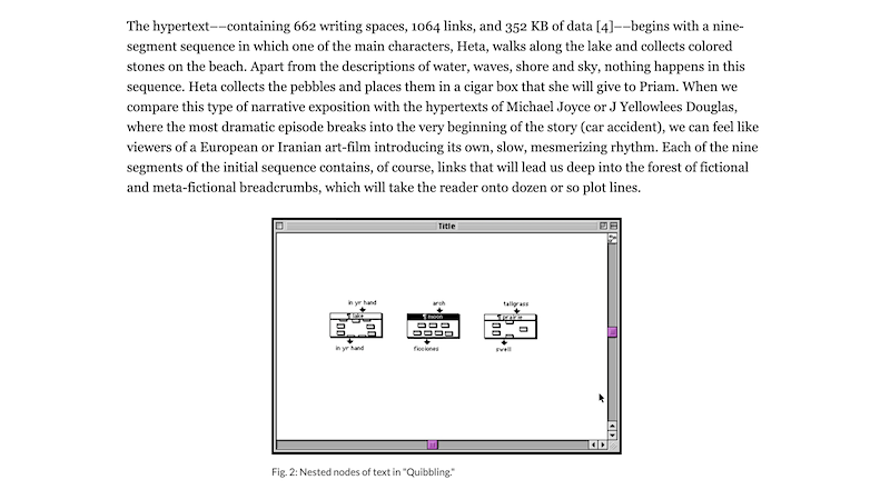 gallery image of Rebooting Electronic Literature, Volume 4 Chapter 5: Carolyn Guyer's 