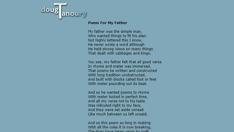 gallery image of Poem For My Father