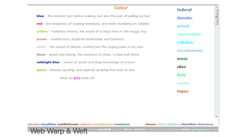 gallery image of Web Warp & Weft