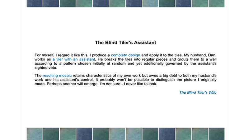gallery image of The Blind Tiler's Assistant