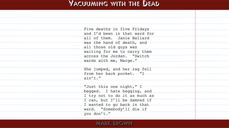 gallery image of VACUUMING WITH THE DEAD