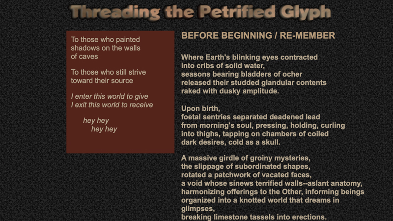 gallery image of Threading The Petrified Glyph