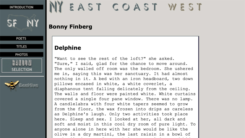 gallery image of NY/SF Poetry Collection: Delphine