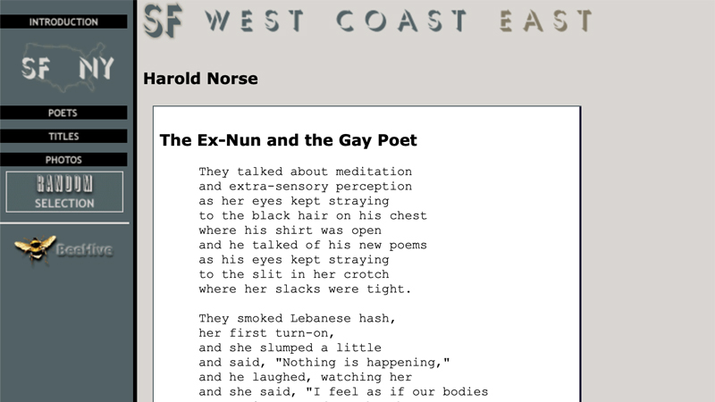 gallery image of NY/SF Poetry Collection: The Ex-Nun and the Gay Poet