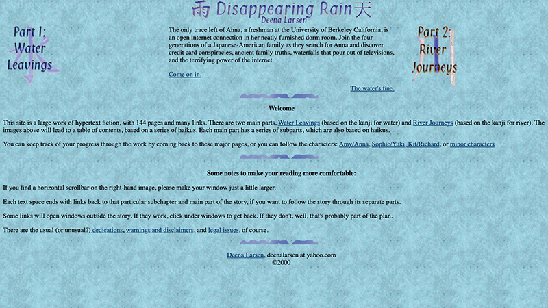 gallery image of Disappearing Rain